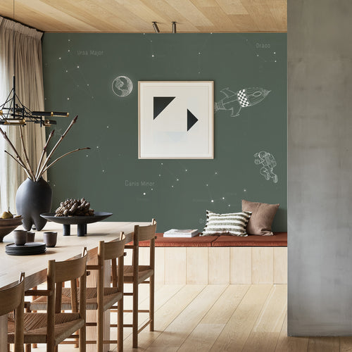 vtwonen Fotobehang - Space army green