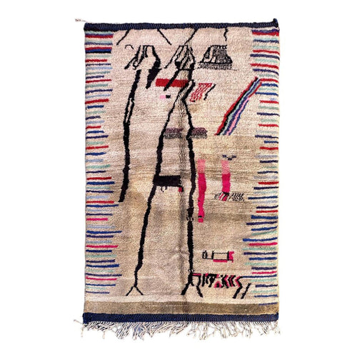 AFK Living vloerkleed Berber - handgemaakt - Wol - 168 x 266 cm - vtwonen shop