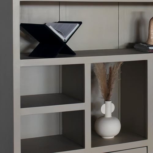 Giga Meubel Wandkast Xander - Hardhout/Hout - Beige - 160x46x220cm - vtwonen shop