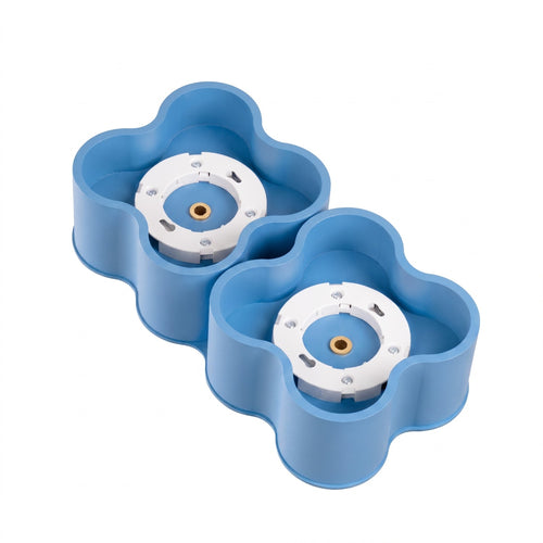 Sollux Lighting Plafondlamp OVIO 2 azuurblauw Gx53 - 24,5x12x8cm