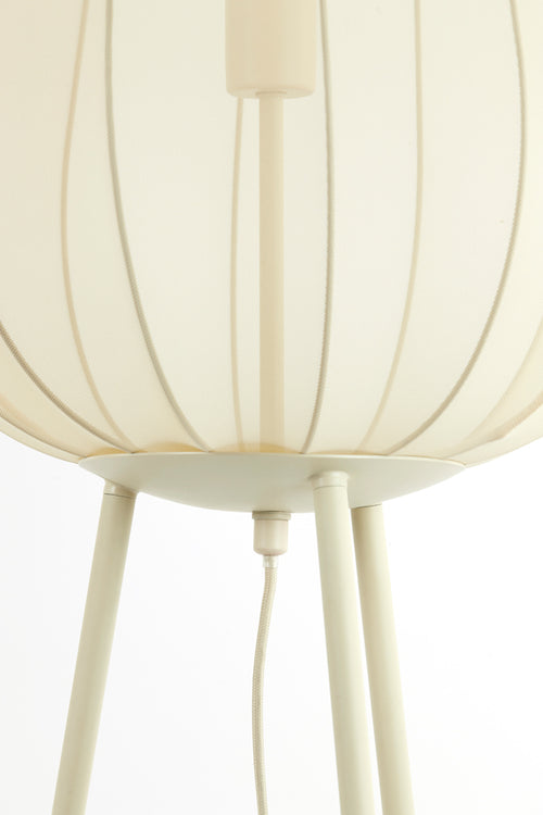 Light & Living vloerlamp PLUMERIA - Ø42x132cm - Beige - vtwonen shop