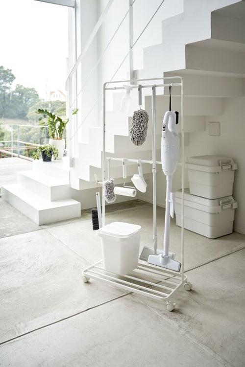 Yamazaki Opbergrek met Wieltjes - Tower - Wit - vtwonen shop