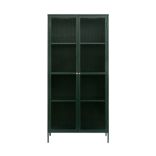 Rebellenclub Vitrinekast Omeo - 190 x 90 cm - Groen - vtwonen shop