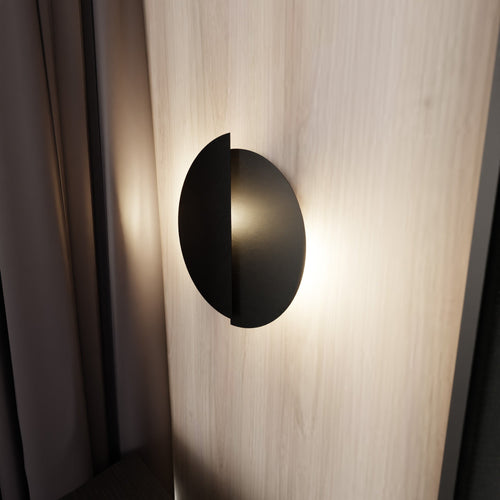 Emibig wandlamp Form - 2 lichts - 8  x 32   cm - zwart