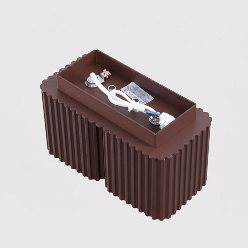 Sollux Lighting Plafondlamp RIFF 2 bruin GU10 - 20,5x10x12cm