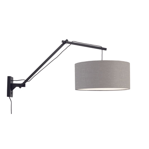 GOOD&MOJO wandlamp Andes - zwart - Ø47cm - vtwonen shop