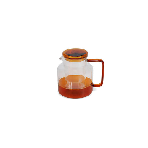 Ona - Theepot 95cl met glazen filter amber Liv