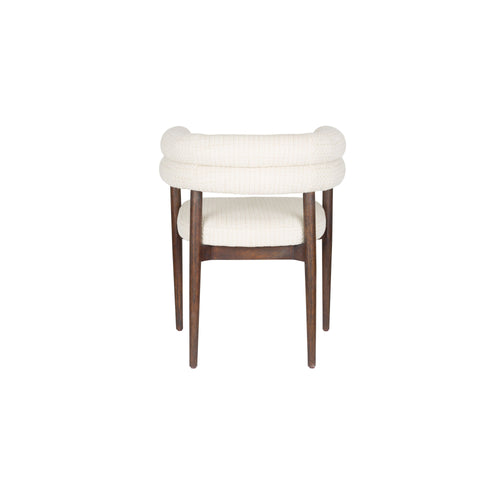 Dutchbone Sela Eetkamerstoel Off White - vtwonen shop