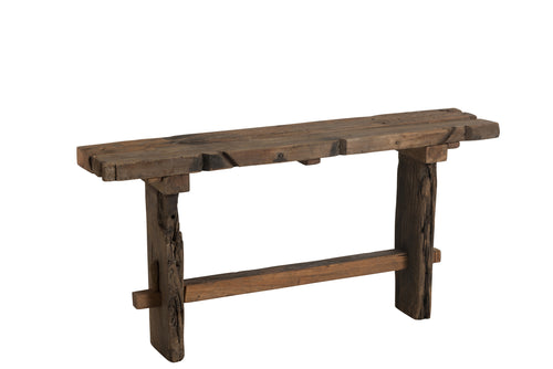J-Line console Brut - hout - bruin - vtwonen shop