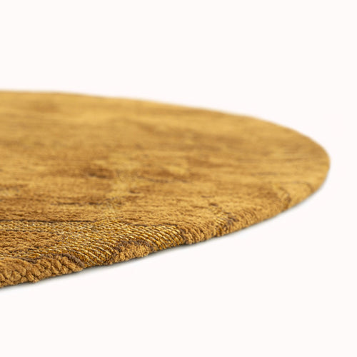 Louis De Poortere vloerkleed Madagascar Gold - geel - 140x140cm