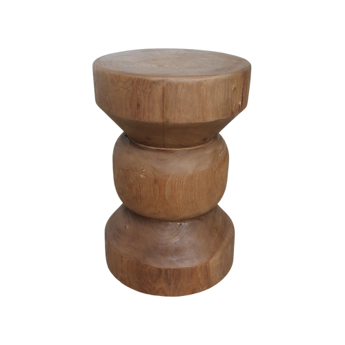Forma teakhouten bijzettafel Ritari naturel - 30x30x45 cm