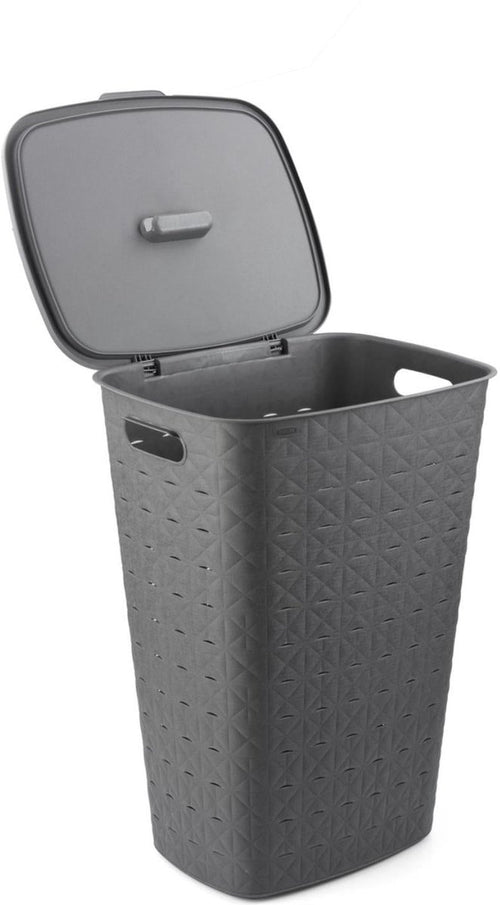 Curver Softex Wasbox - 56L - 43,8x34x59,9cm - Antraciet - vtwonen shop