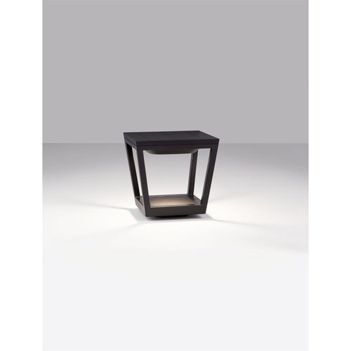Nova Luce CUPPA Buitenlamp op voetstuk, donker antraciet LED 2W 5V DC 186lm IP54 3000K met zonne-energie en PIR-sensor
