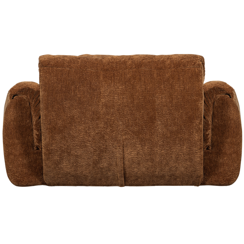 WOOOD loveseat Baggy - 3D Chenille - Middenbruin - 81x138x101 - vtwonen shop