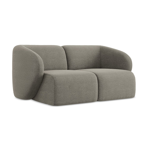 LaMiaSofa Tweezits modulaire bank Cervo - bouclé - grijs - 174x94x75