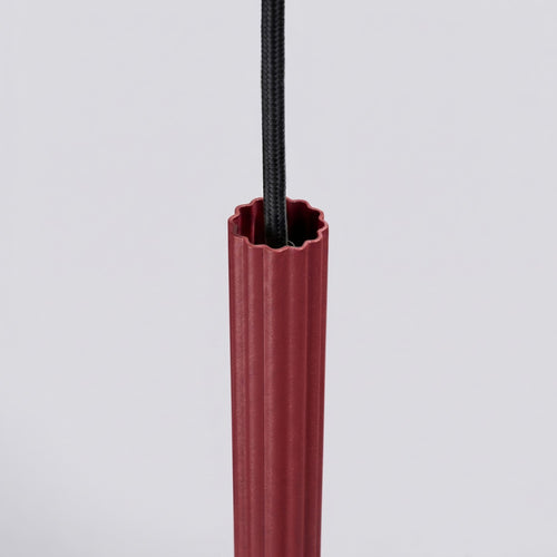 Sollux Lighting Hanglamp ARCHE 1 bordeaux - 8x8x120cm