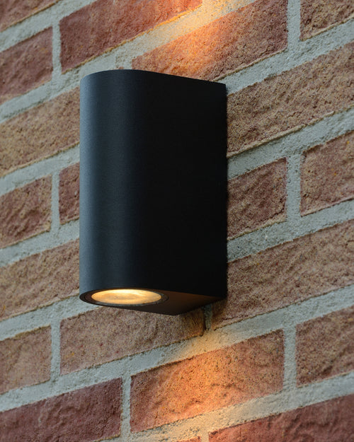 Lucide wandspot ZARO - 2xGU10 (MR16) - Zwart