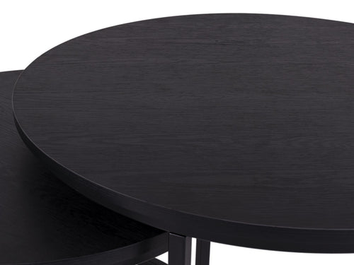 MaximaVida ronde set tafelbladen Chicago zwart - 58 cm en 45 cm - vtwonen shop