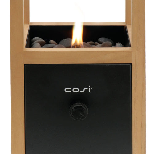 Cosi Fires - Cosiscoop Urban Black - gaslantaarn -20 x 20 x 49,3 cm - vtwonen shop