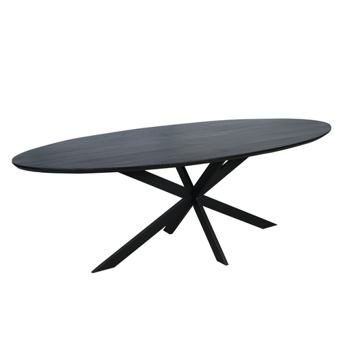 Starfurn  eettafel Ferris - zwart - 100x210x76cm - vtwonen shop