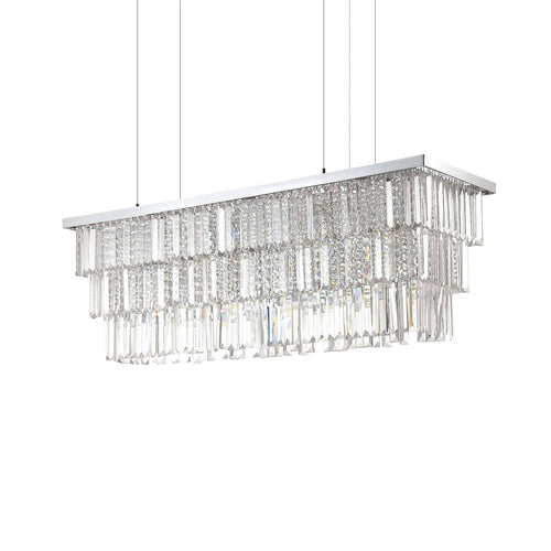 Ideal Lux Martinez - 8-lichts plafondlamp in chroom