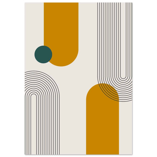 Artfulprints  Boho – Path and form   poster A4 21x29.7 cm - vtwonen shop