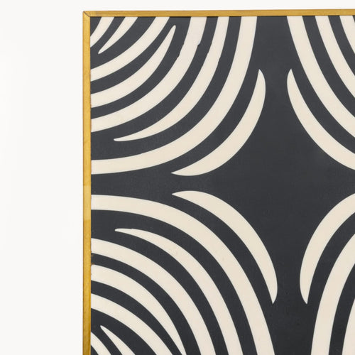 Kare Design Bijzettafel zebra 25x25cm