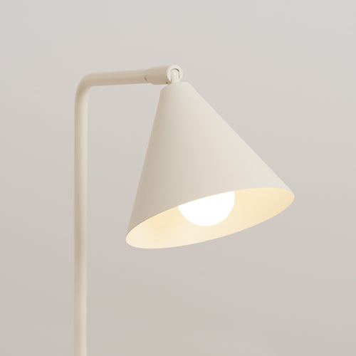 Sollux Lighting Tafellamp NOX beige - 18x18x35cm