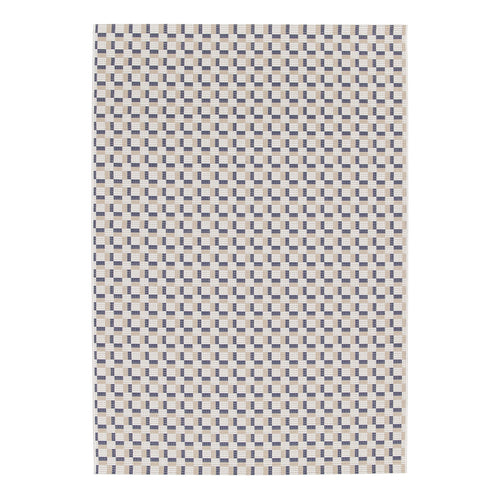 AFK Living vloerkleed Memphis - voor binnen en buiten - blauw - 160 x 230 cm