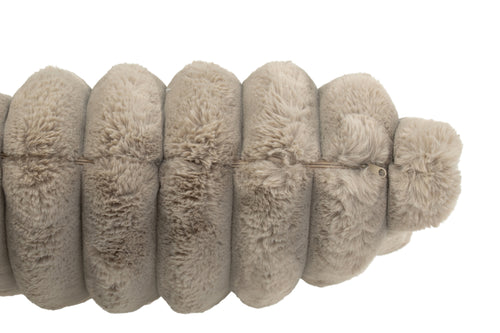 J-Line kussen Large Corduroy - polyester - taupe