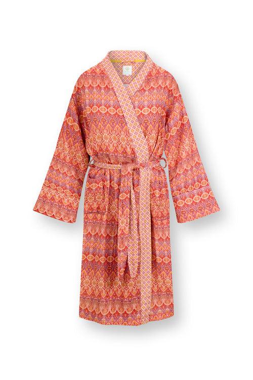Pip Studio - Naomi Kimono - Dames - Ashanti - Rood - XL - vtwonen shop