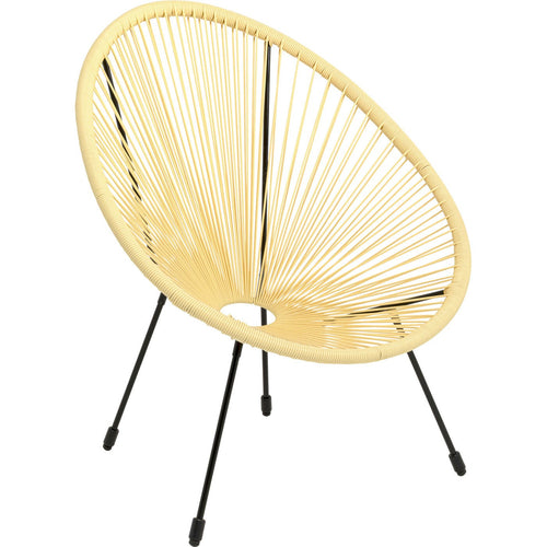 Kare Design Tuinfauteuil Acapulco pastel geel