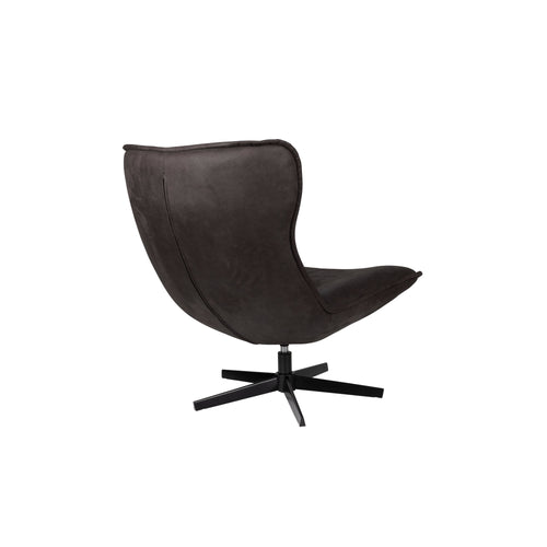 Housecraft living John Fauteuil Antraciet - Zwart - vtwonen shop