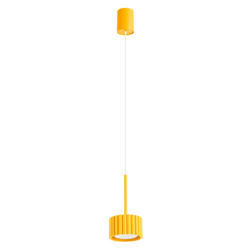 Sollux Lighting Hanglamp AURA 1 geel Gx53 - 10x10x125cm