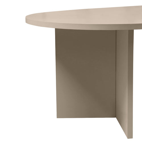 Calicosy - IRIS Ovale salontafel L119 cm - Kasjmier - 60x119x39,8 cm
