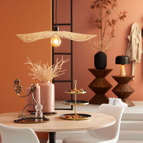 Luqaza hanglamp Liene - bamboe naturel - Ø65cm - vtwonen shop