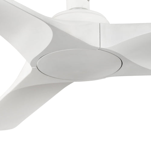 Faro Hey Kleine plafondventilator met 3 bladen, matwit, Tuya Smart System