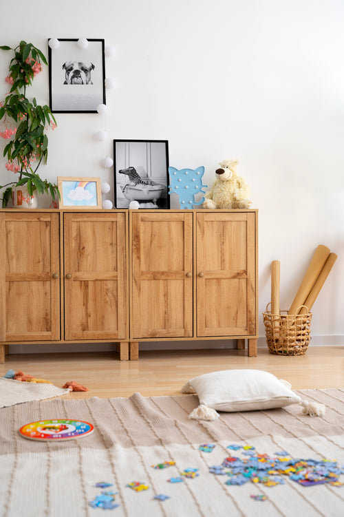 Zwarte lijst met kader 40x30 Bulldog in het bad - vtwonen shop