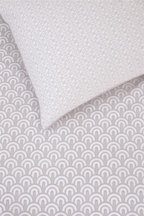 Riviera Maison dekbedovertrek Arched - 260x200/220 cm - zacht roze - vtwonen shop