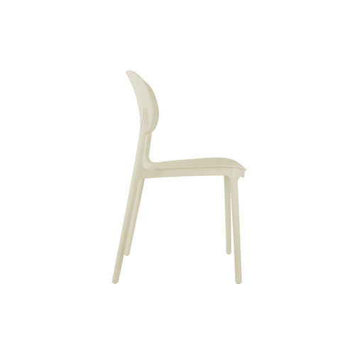 Leitmotiv stoel Cheer - wit - 49x42x81.5cm