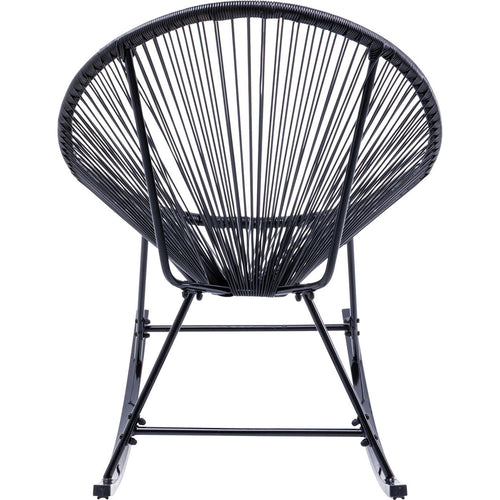 Kare Design Schommelstoel Acapulco zwart