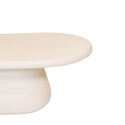 Giga Meubel Salontafel Romy - Ovaal - Beton Ciré - 120cm - vtwonen shop