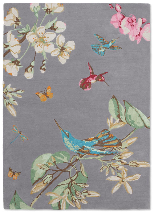 Vloerkleed Wedgewood Hummingbird Grey 037804 250x350 cm - vtwonen shop