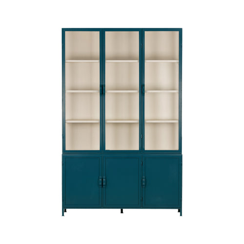 New Routz Vitrinekast Detroit Large blauw/zand