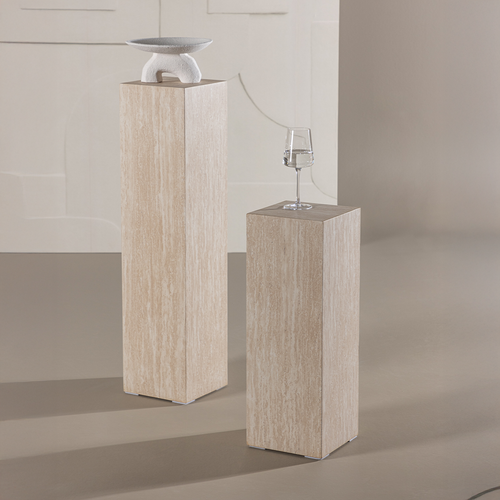 Nest living Rana Decoratieve Zuil Beige - 95 x 23 cm