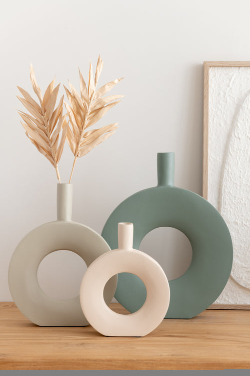 J-Line droogbloemen - Gedroogde Bladeren 2 Stukken - naturel - small - 2 stuks