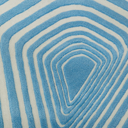 Kare Design Vloerkleed Electric Diamond blauw