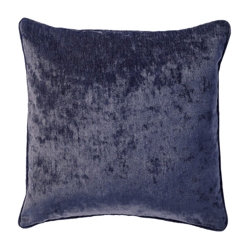 LEWY - kussenhoes 45x45 cm - glansvelours - Insignia Blue - blauw