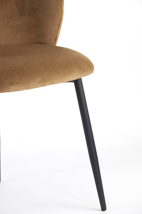 Light & Living eetkamerstoel ELYNA - 56x55x79cm - bruin - Set van 2 - vtwonen shop