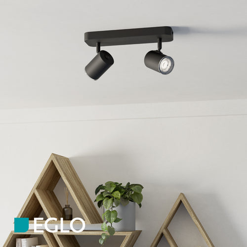 EGLO spot Consuma 1 - gu10 - 28 cm - zwart
